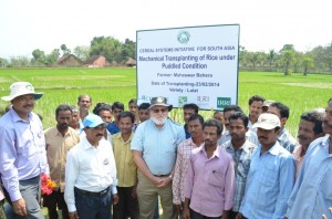 Field visit with the farmers